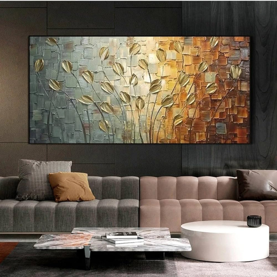 WHXHJ quadri moderni soggiorno Pittura a olio con fiori quadro su tela, Art  Quadro da parete ideale per pareti del soggiorno, bellissima decorazione